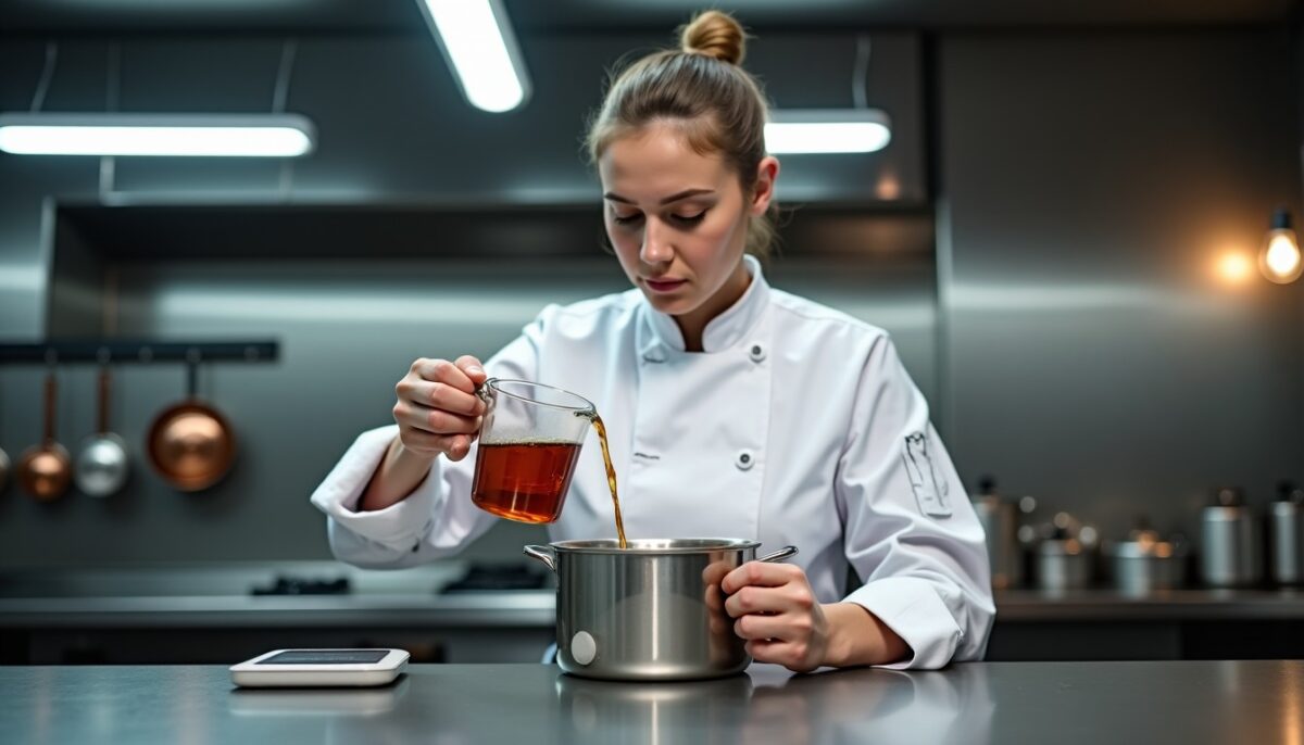 Conversions en cuisine : comment mesurer avec précision bouillons et fonds de viande