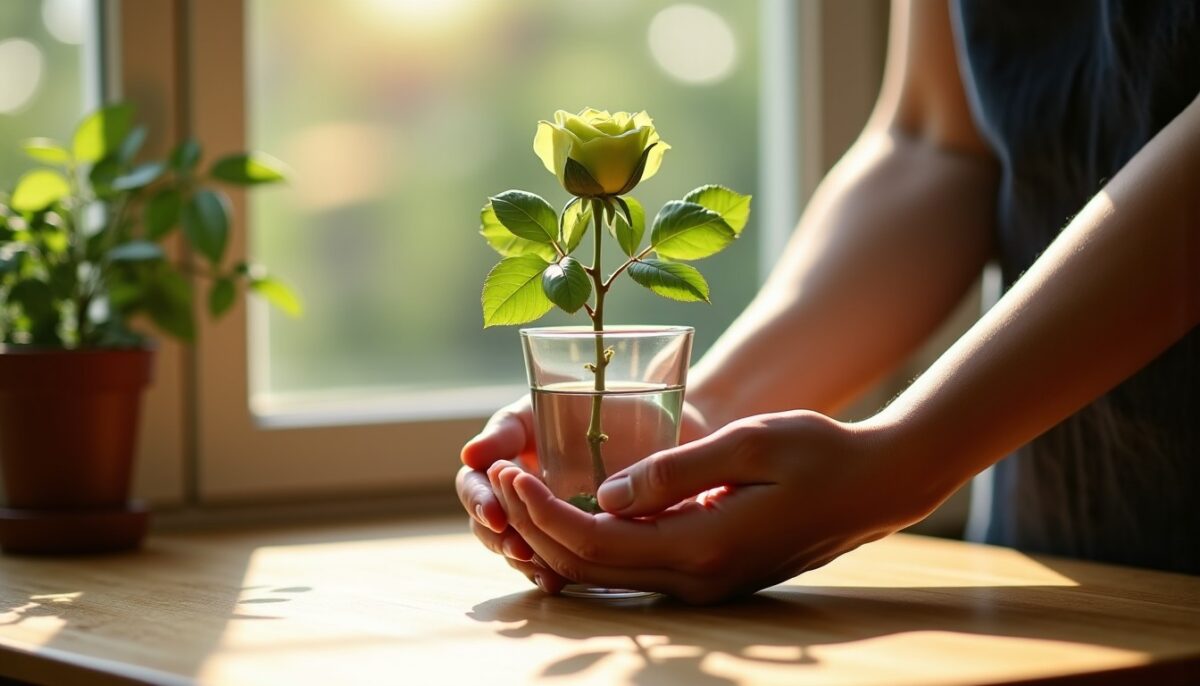 Tutoriel complet : Comment réussir le bouturage de rosier dans l&rsquo;eau, étape par étape